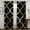 3, variant on Customize Size Black Abstract Geometric Blackout Windows Curtains For Living Room Bedroom Decor 2 Pieces