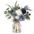 thumbnail image 1 of Arreglo de flores artificiales CEWOR, flores falsas con jarrón, 1 of 7