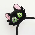 thumbnail image 5 of Cartoon Stuffed Cat Shape Hair Hoop Photoshoot Hair Holder Halloween Party Costume Headwear for Teenagers Women, 5 of 5