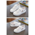 thumbnail image 2 of Children's bear canvas shoes boys board shoes autumn girls casual white shoes students breathable cloth shoes, 2 of 3