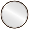 thumbnail image 1 of London Framed Round Mirror - Black Walnut - 15" x 15", 1 of 7