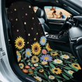 thumbnail image 3 of XYZCANDO Sunflower Pattern Design Towel Car Seat Cover, Comfortable Towel Cover Non Slip Soft for Cars Trucks SUVs, 3 of 11