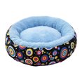thumbnail image 1 of Jacenvly 2024 - Cama cálida para perro, cachorro, peluche, acogedor, de lona, redonda, transpirable, para perrera, colchón para mascotas (15 x 15,7 pulgadas), artículos esenciales para mascotas, 1 of 3