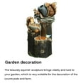 thumbnail image 4 of Bearachild Fuente de agua en forma de ardilla, exquisitos adornos de oficina bonitos, práctica fuente de Patio de alta resistencia, decoración Jardín y Patio, 4 of 6
