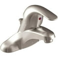 thumbnail image 1 of Robinet de Lavabo à Poignée Unique - Nickel Brossé Résistant aux Taches, 1 of 2
