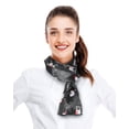 thumbnail image 3 of CBC Crown Women's Lightweight Snowman & Deer Christmas Themed Silk Feeling Infinity Loop Scarf, 3 of 4