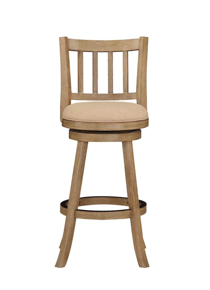 Sheldon Swivel Bar Stool - Oatmeal