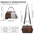 thumbnail image 4 of SENDEFN Handbag for Women Shoulder Bag Kiss Lock Medium Top Handle Satchel Purse Retro Crossbody Bag Evening Clutch Purses, 4 of 7