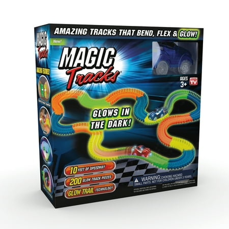 Magic Tracks, Race Car Tracks That Bend Flex & Grow, As Seen On TV, 200 Pieces