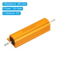 thumbnail image 4 of Unique Bargains 100W 360 Ohm Aluminum Shell Resistor Housing Resistor Housed Case Wirewound Resistors Power Resistor, 2 Pack, 4 of 5