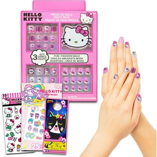 Sanrio Nail Jewelry Charms Kit Hello Kitty Kuromi Rhinestone Gems