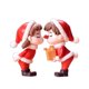 thumbnail image 2 of 2 uds Mini figura de pareja de Navidad muñeca DIY bonsái de jardín decoración ornamento chico juguete figura en miniatura estatua de personas artesanía de resina, 2 of 4