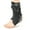 Gray black-L, variant on Adjustable Ankle Shore Brace with Rotational Lockstitch, Breathable Fabric for Basketball Running Gym Injury Preventio