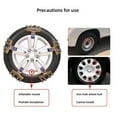 thumbnail image 3 of Heavy-Duty Steel X-Pattern Snow Chains for Cars Trucks and SUVs Universal Fit Easy Installation, 3 of 5