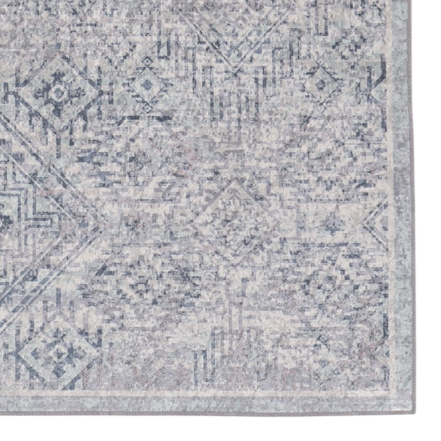 Emerald Barton Blue & Ivory 3'3" x 5' Accent Rug