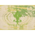 thumbnail image 1 of Ahgly Company Machine Washable Indoor Rectangle Transitional Metallic Gold Area Rugs, 7' x 9', 1 of 7