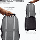 thumbnail image 5 of Mochila Antirrobo Escolar Con Contraseña Y Usb, Gris, 5 of 5