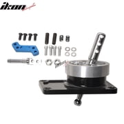 Ikon Motorsports Quick Racing Short Shifter Compatible with 83-03 Ford Mustang Black T-5 5-45