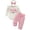 A05-ZA Pink, variant on CAICJ98 Newborn Infant Baby Girl Clothes Fall Winter Long Sleeve Bubble Romper Floral Bow One Piece Jumpsuit Cute Outfits Pink,Size 3-6 Months