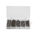 thumbnail image 4 of Conector de pesca de metal rodante Bling Bling 210 piezas/lote 8 formas Acero inoxidable, 4 of 14