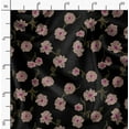 thumbnail image 2 of Soimoi Pure Silk Black Fabric By the Yard - 42 Inch Wide - Leaves & Blossom Flower Floral Textile - Graceful and Botanical Patterns for Various Uses Printed Fabric, 2 of 6