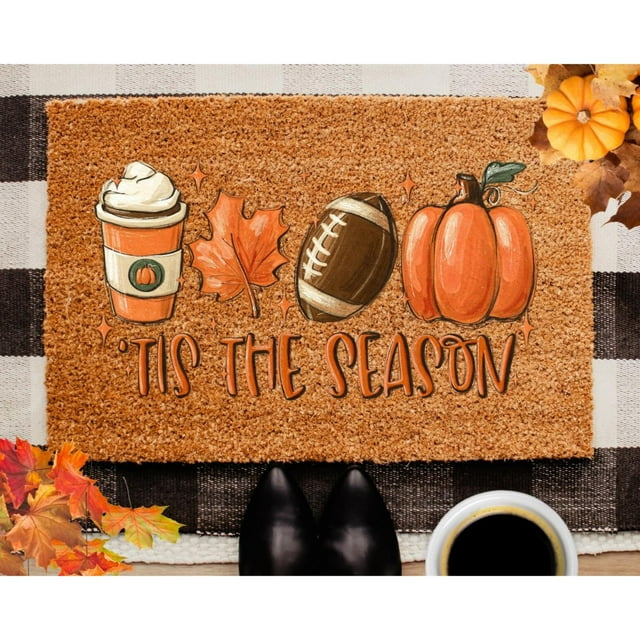Home Textile Products Fall Doormat Doormat Fall Decor Football Fall Coffee Pumpkin Halloween Decor Autumn Door Mat For Halloween Decorations