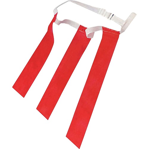CHAMPRO Triple Flag Football Belt Red