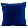 thumbnail image 2 of Cushion Cover For Sofa, Royal Blue Euro Size Pillowcases 26x26 inch (65x65 cm), Silk Euro Size Pillow Shams, Geometric, Contemporary Euro Shams - Royal Tartan, 2 of 8