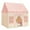 Pink, variant on Wilwolfer Kids Play Tent for Toddlers with Padded Mat & Star Light Golden Indoor Playhouse