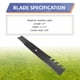 thumbnail image 2 of Juego de 3 cuchillas de repuesto para cortacésped de 21 pulgadas, compatibles con BOBCAT/RANSOMES GREAT DANE Ferris Husqvarna 61'' Deck 112111-03 D18036 GDU10232 1520842 1520842S 5020842 539101733 539, 2 of 8