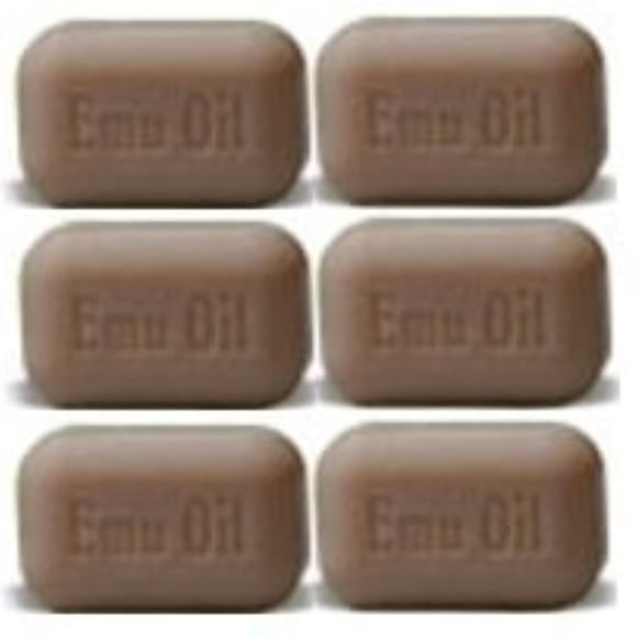 SOAP WORKS Barra de jabón de aceite de emú, 6 unidades