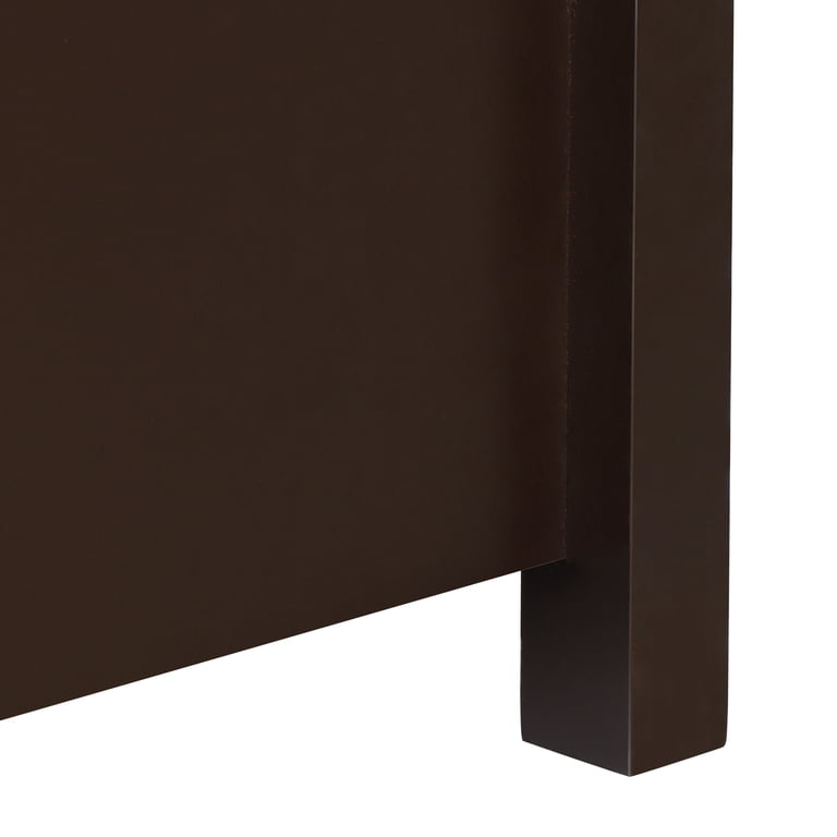 ZENY End Table with 2 Drawers and Shelf, Brown photo 4