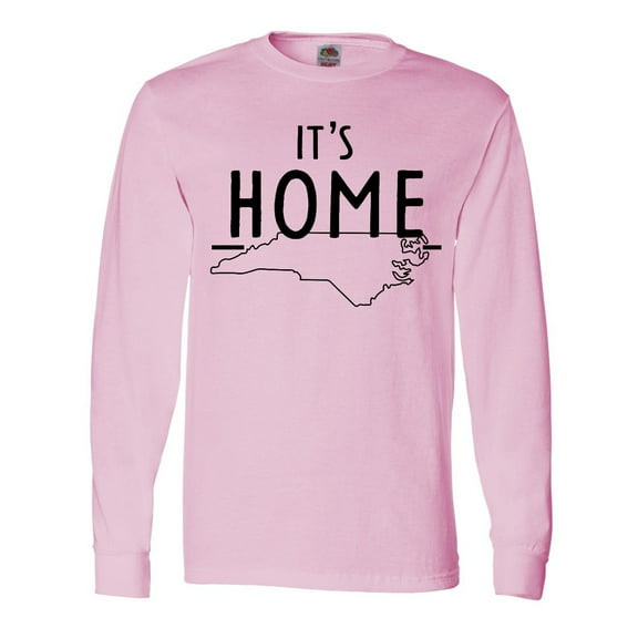Inktastic It's Home State of North Carolina Outline Long Sleeve T-Shirt