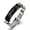 Black, variant on Stainless Steel The Tetragram of Name God Jehovah Mesh Bracelet Jewish Yhwh Hebrew Yahweh Cuff Bangle Blessing Israelite Jewelry for Men Women, Adjustable, Black
