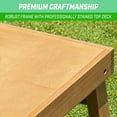 thumbnail image 6 of GoSports 4 ft x 2 ft Commercial Grade Cornhole Boards Set - Includes 8 Regulation Tournament Style Bean Bags - Light Brown, 6 of 6
