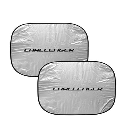 Dodge Challenger Dual Panels 2-28" W x 24" L Easy Folding Windshield Sun Shade