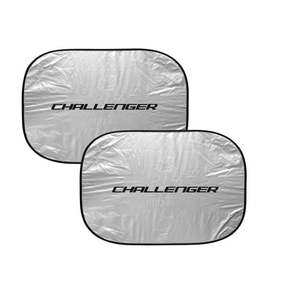 Dodge Challenger Dual Panels 2-28" W x 24" L Easy Folding Windshield Sun Shade