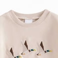 thumbnail image 6 of mgoYE Baby Boy Hunting Outfit Duck Embroidery Baby Romper Long Sleeve Crew Neck Bodysuit Newborn Infant Spring Fall Clothes(Beige,12-18 Months), 6 of 6
