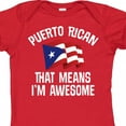 thumbnail image 4 of Inktastic Puerto Rican Awesome Boys or Girls Baby Bodysuit, 4 of 5