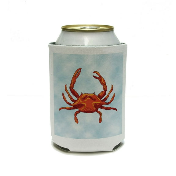 Crab Ocean Sea Creature Beach Can Cooler Drink Insulator Beverage Insulated Holder