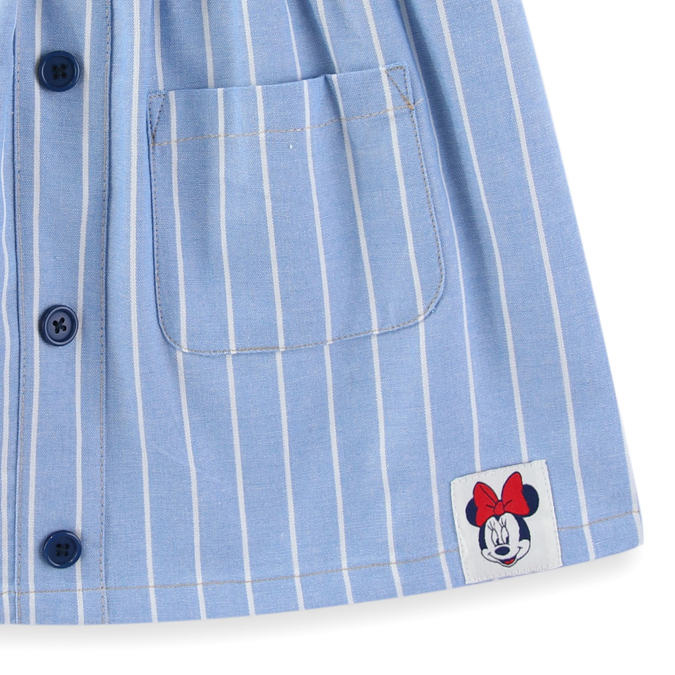 Disney Minnie Mouse Short Sleeve T-Shirt and Chambray Skirt Set (Girls), 2 Piece Set, Sizes 2T-7