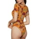 thumbnail image 2 of Balery Mushroom Body de cuello redondo de manga corta para mujer Tops de manga corta Tops básicos-Small, 2 of 7