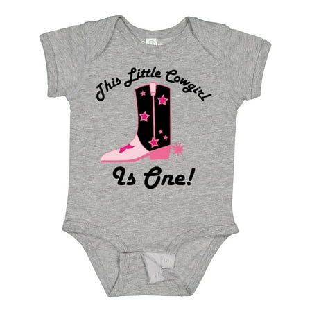 

Inktastic 1st Birthday Cowgirl is One Gift Baby Girl Bodysuit