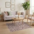thumbnail image 3 of ODIKA Pink Retro Leopard Skin Weathered Spots Cheetah Print Zebra Decoration Stain Resistant Low Profile for Dorm Room, Small Living Apartment, 3 of 7