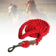 thumbnail image 6 of Miulika Horse Lead Rope Horse Leading Rope Handmade Durable Professional Practical Accessories Bolt Snap Heavy Duty Soft Braided Rope Red, 6 of 9
