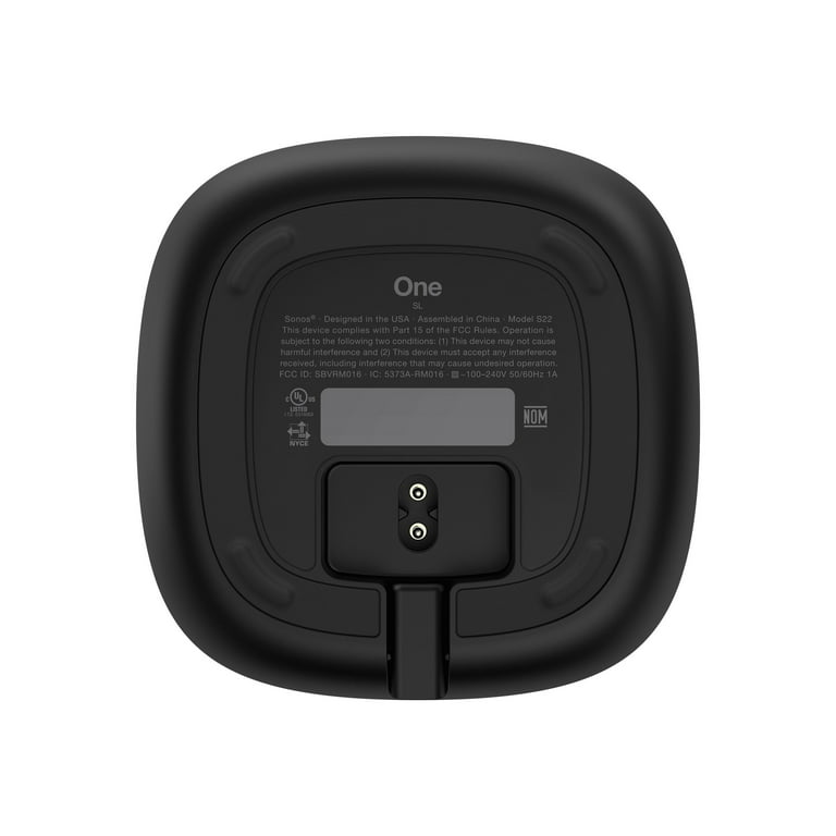 Sonos One SL. The Powerful Microphone-Free Speaker for Music and More  (Black)