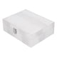 thumbnail image 3 of Caja de joyería multicapa de cuero artificial blanco Caja de embalaje portátil para coleccionar, 3 of 10
