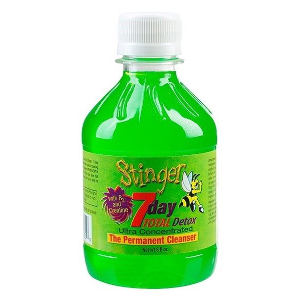 Stinger 7 Day Total Detox 8oz Permanent Cleanser 1 Week Supply