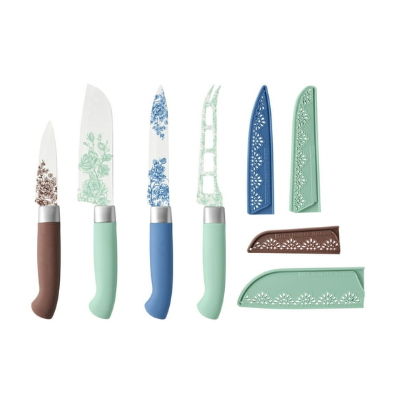 The Pioneer Woman Agatha 4-Piece Stainless Steel Utility Knife Set