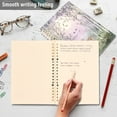 thumbnail image 4 of FORMRS 1-Subject Spiral Notebook 8" x 5" College Ruled 60 Refillable Sheet A5 Hard Cover, 2 Pack, Purple Deer, 4 of 7